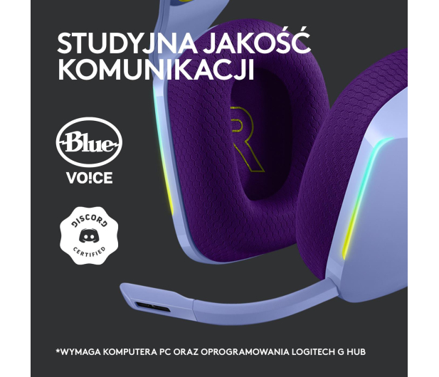 Logitech G733 Lightspeed lilac - 594941 - zdjęcie 14